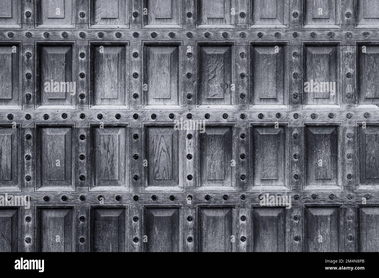 Hölzerne Tore - St Pauls Cathedral - City of London Stockfoto