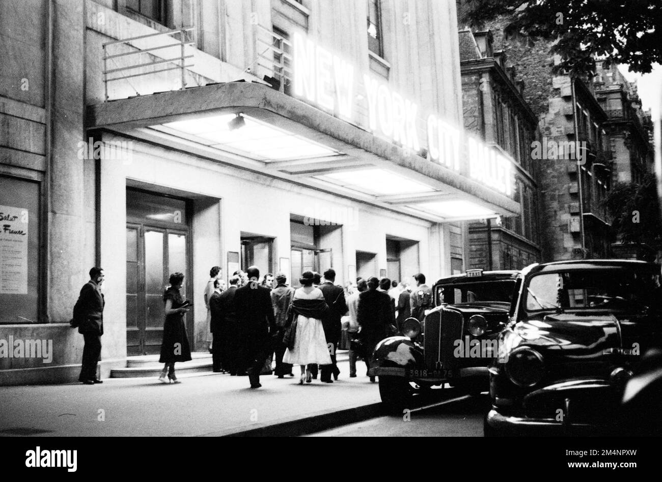 New York City Ballett, Premiere. Fotos von Marshall-Plan-Programmen, Ausstellungen und Personal Stockfoto