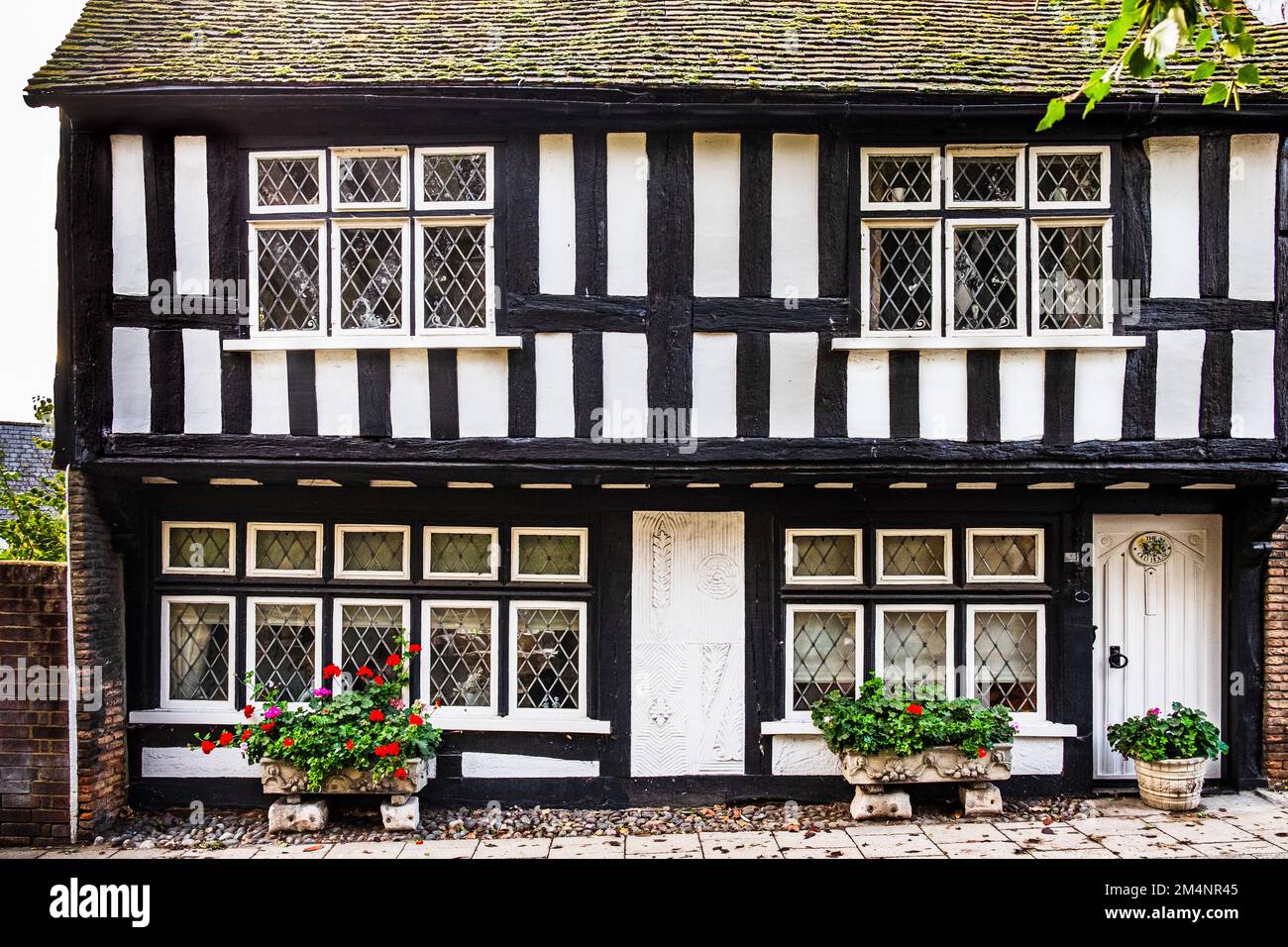 East Sussex, England, Juli 2022, Ansicht eines Hauses in der Altstadt Stockfoto