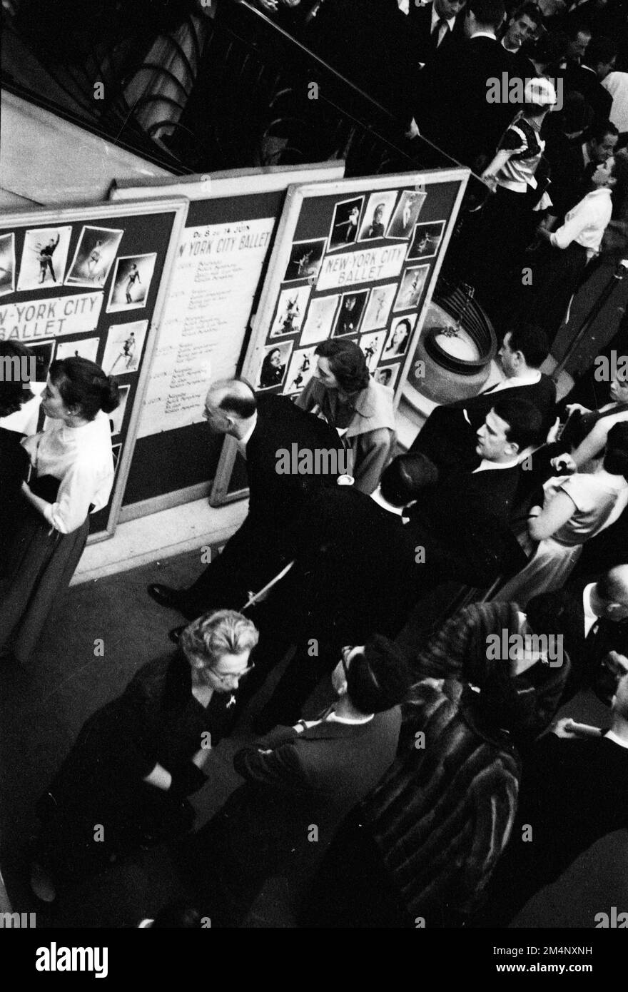New York City Ballett, Premiere. Fotos von Marshall-Plan-Programmen, Ausstellungen und Personal Stockfoto