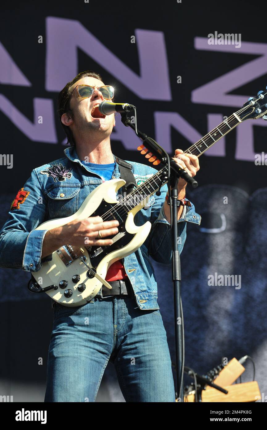 Austin City Limits - Franz Ferdinand in Konzert Stockfoto