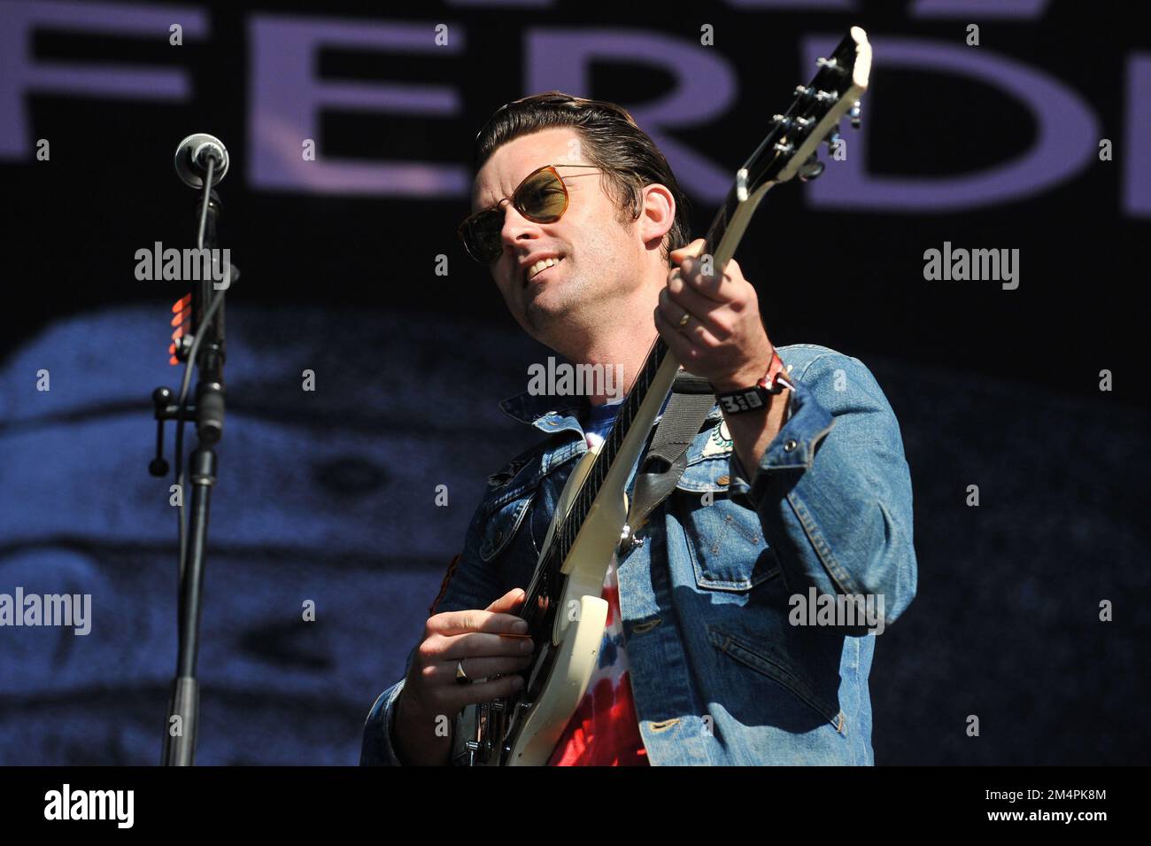 Austin City Limits - Franz Ferdinand in Konzert Stockfoto