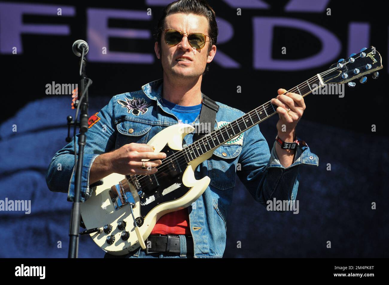 Austin City Limits - Franz Ferdinand in Konzert Stockfoto