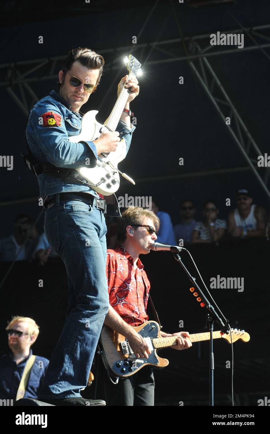 Austin City Limits - Franz Ferdinand in Konzert Stockfoto