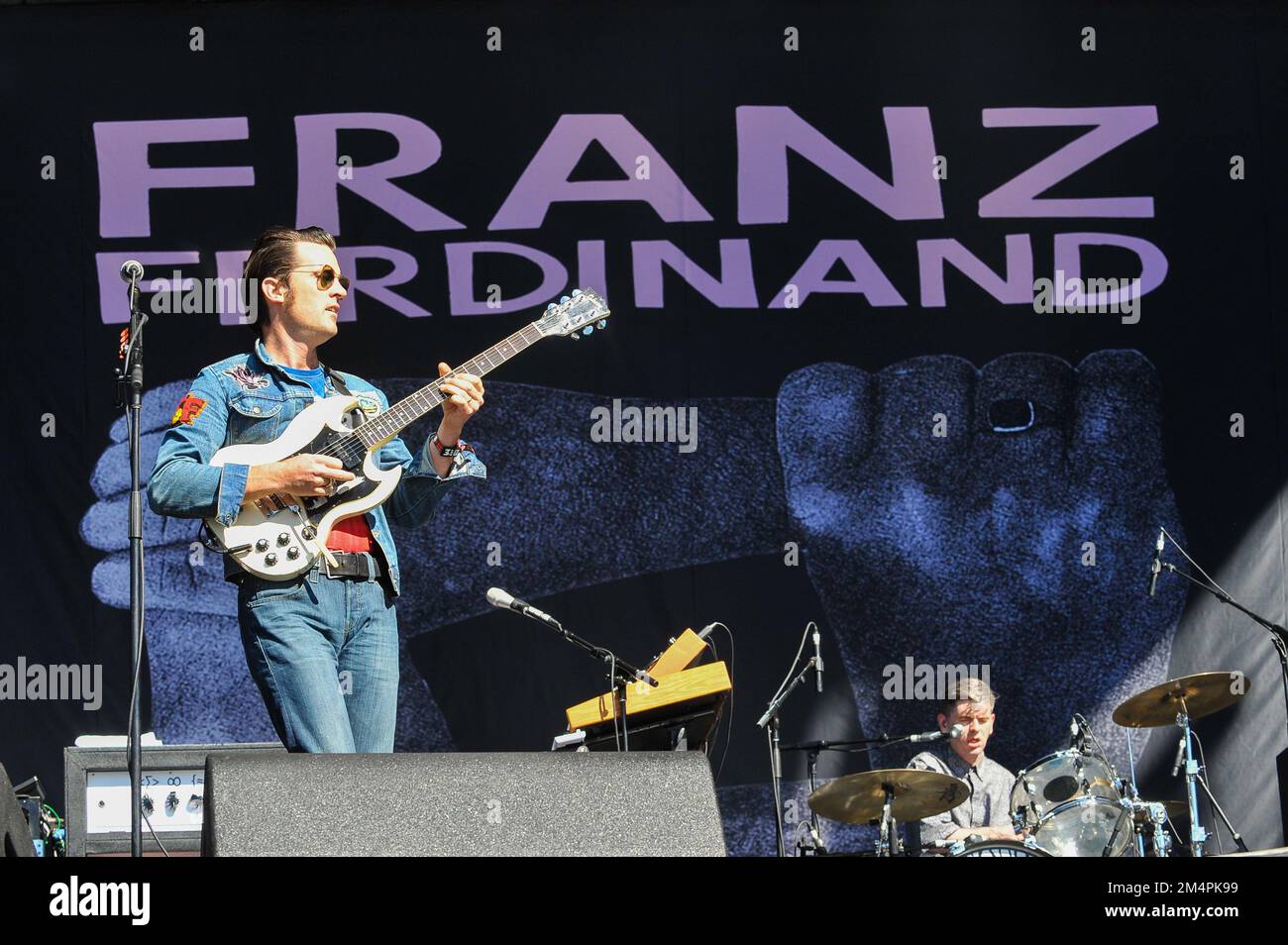 Austin City Limits - Franz Ferdinand in Konzert Stockfoto