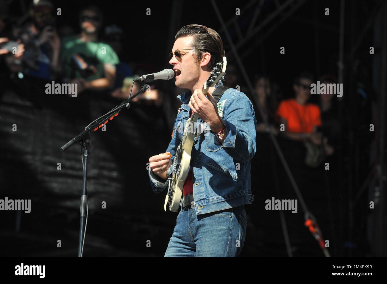 Austin City Limits - Franz Ferdinand in Konzert Stockfoto