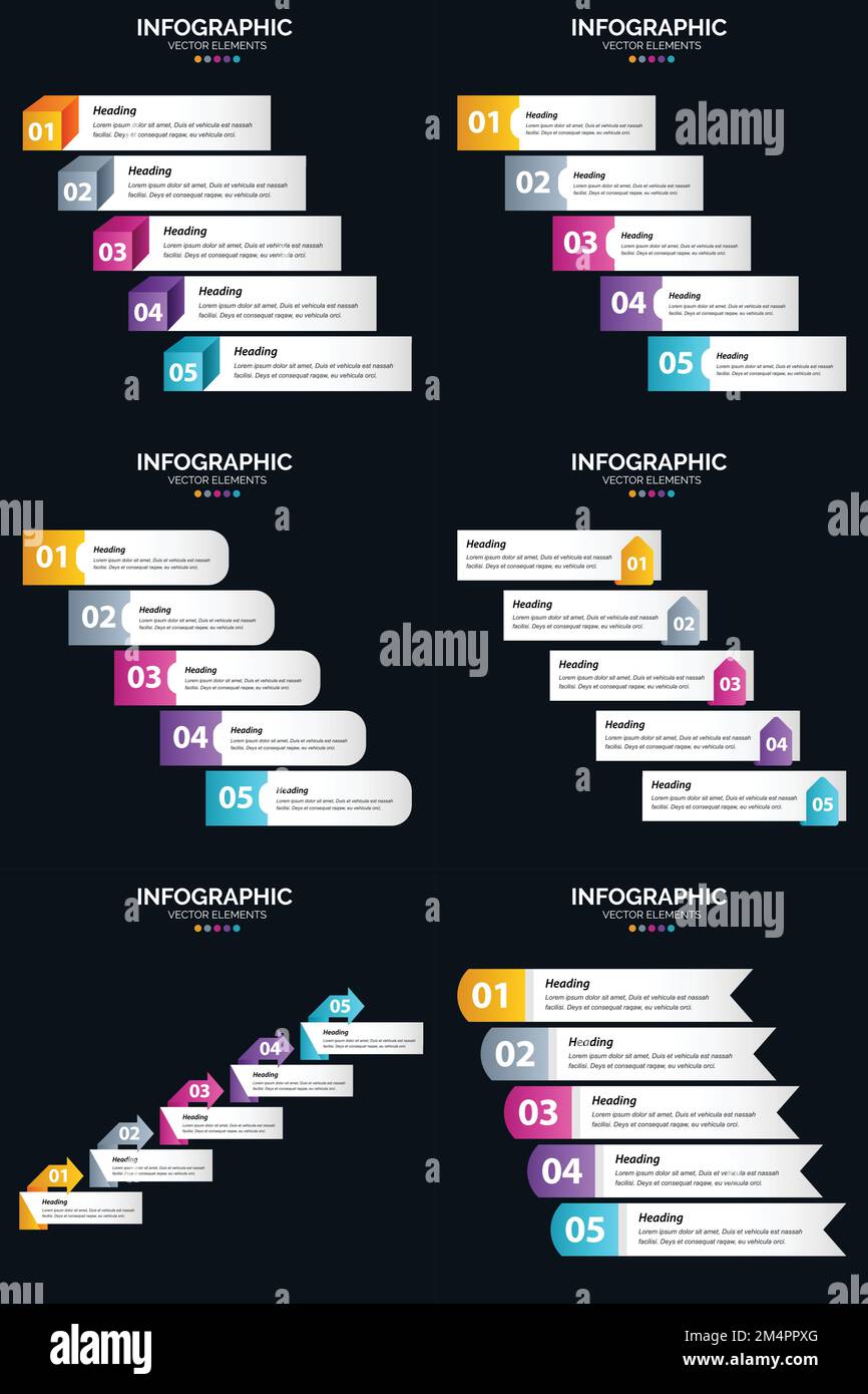 Sechs diagramme kaufen Alamy