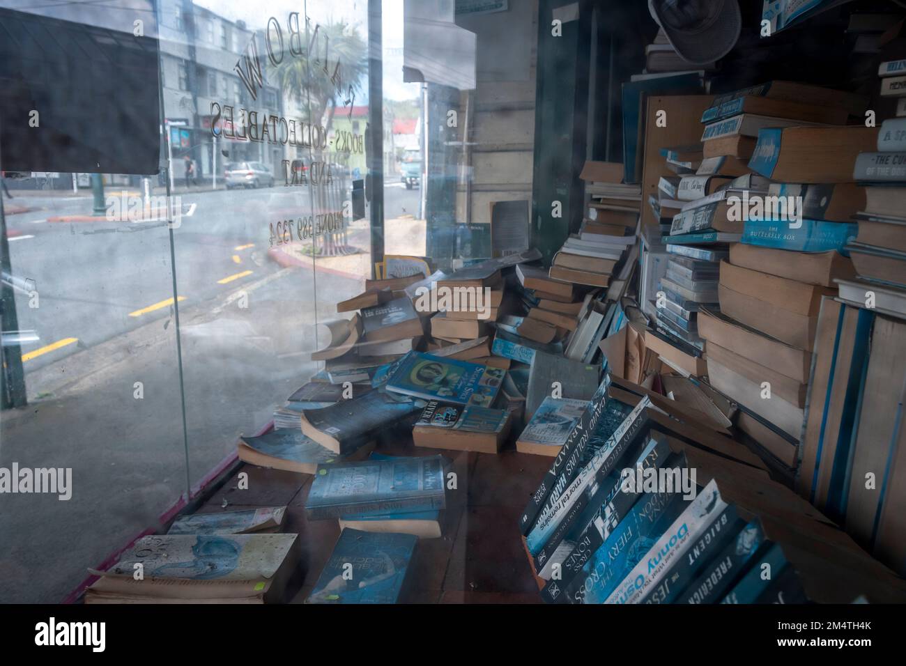Rainbow Buchladen, Newtown, Wellington, North Island, Neuseeland Stockfoto