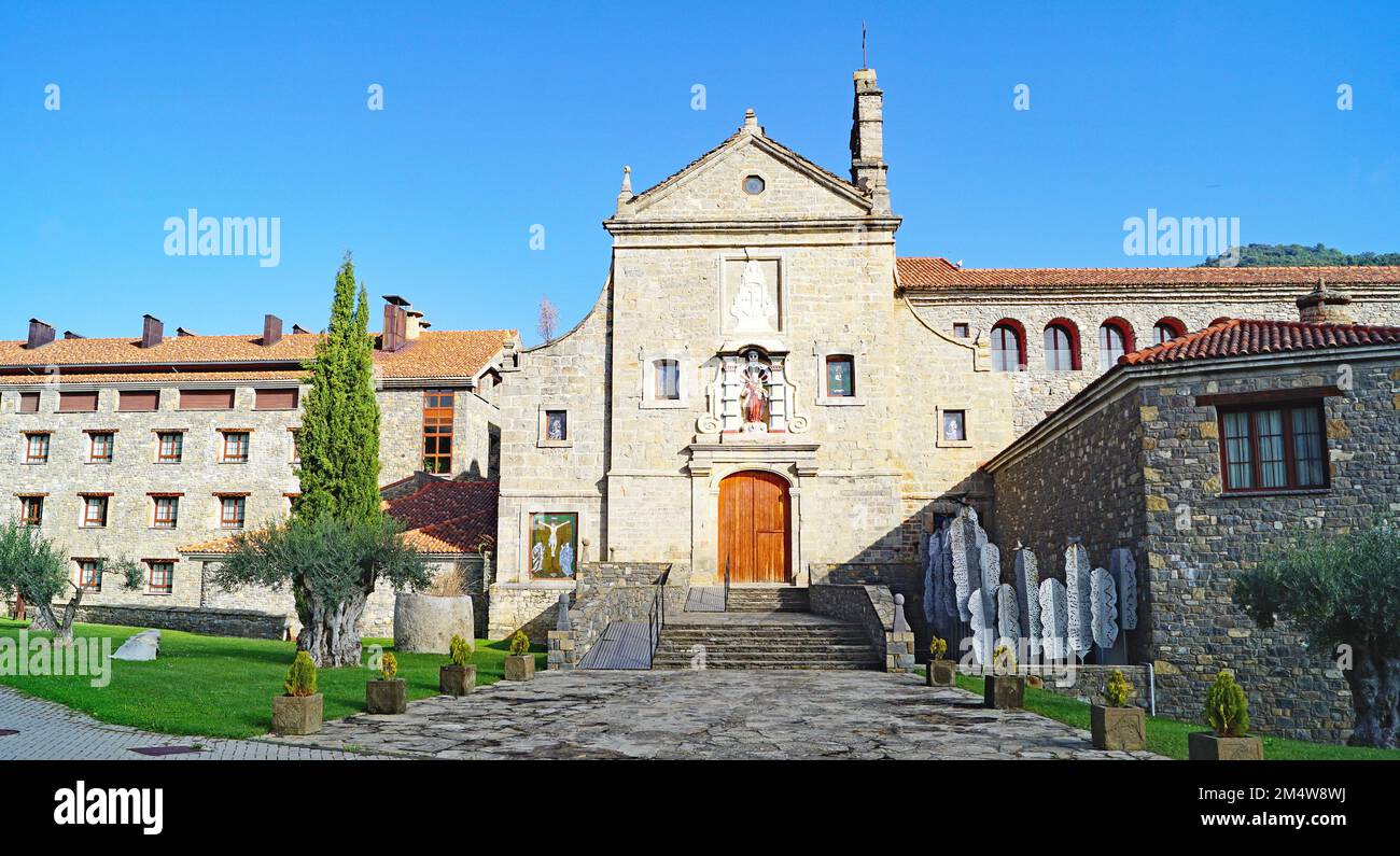 Kloster Boltañá oder Kloster Carmen, Comarca del Sobrarbe, Aragon, Spanien, Europa Stockfoto