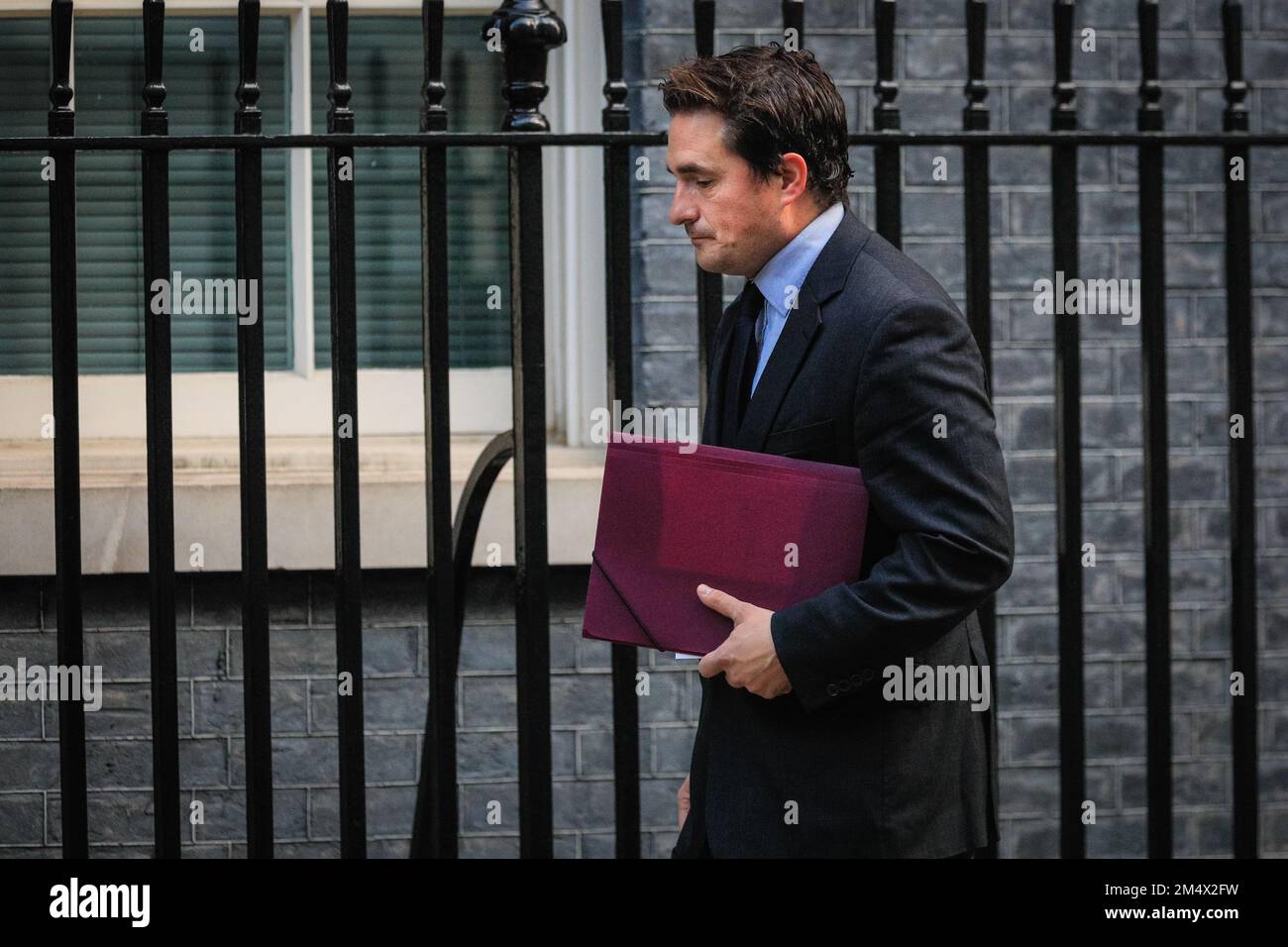 Johnny Mercer, Abgeordneter, Staatsminister, Minister für Veteranenangelegenheiten im Kabinett, Politiker der Konservativen Partei, Downing Street, London Stockfoto