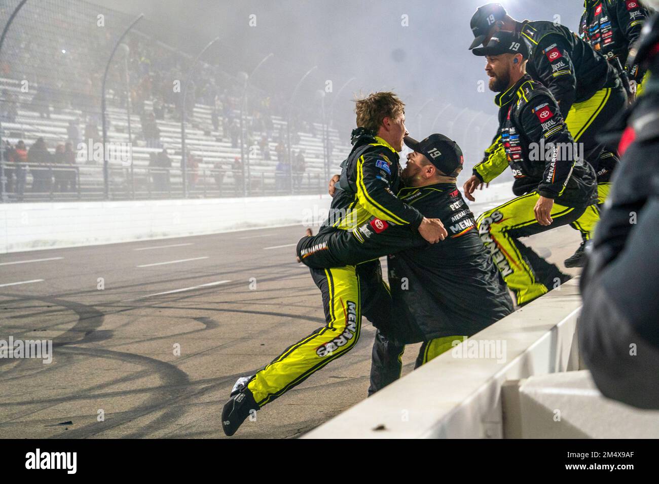 Brandon Jones gewinnt Call 811 Before You Dig 250 powered by Call 811.com auf dem Martinsville Speedway in Martinsville, VA. Stockfoto