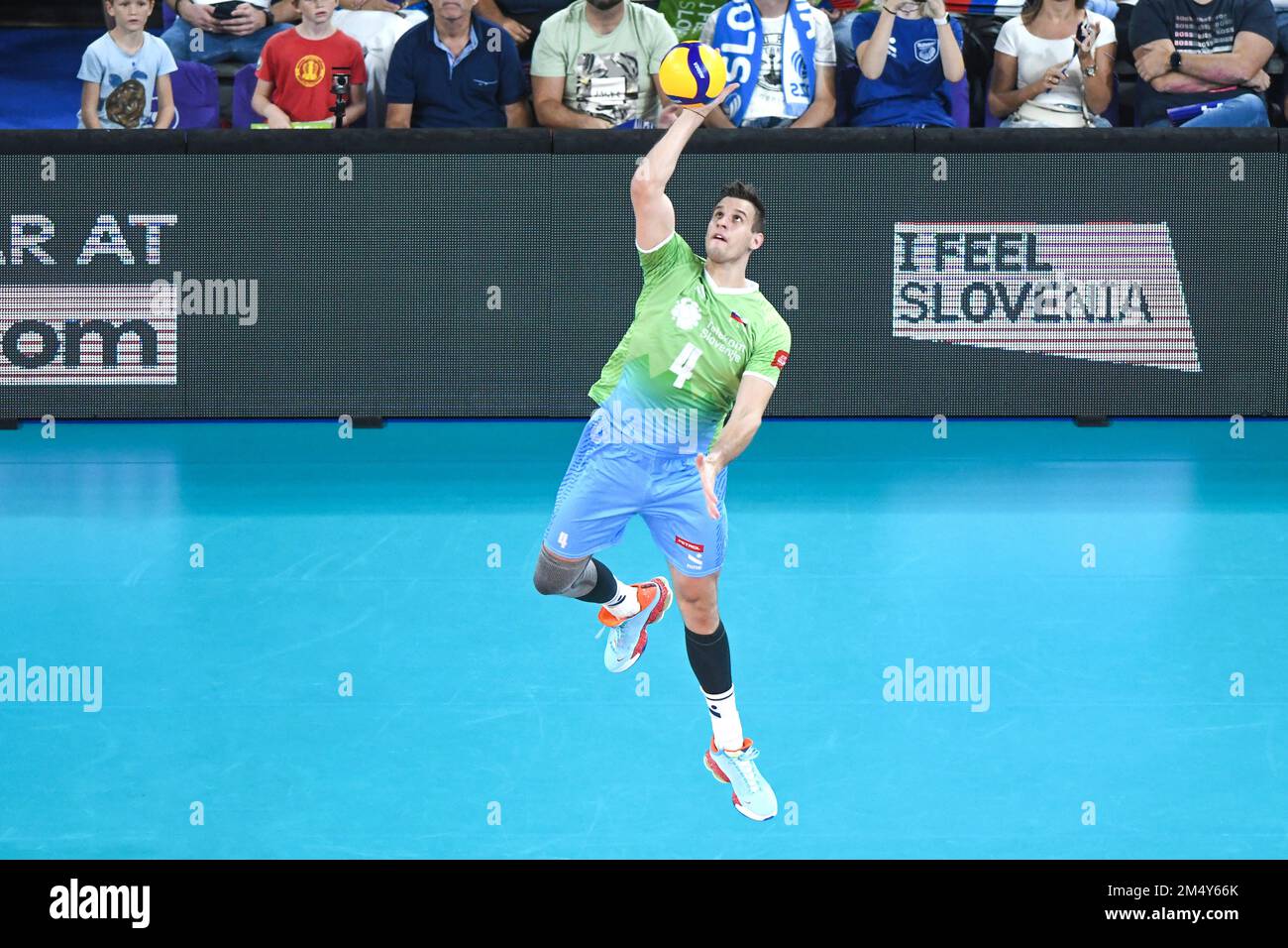 Jan Kozamernik (Slowenien). Volleyball-Weltmeisterschaft 2022. Viertelfinale Stockfoto