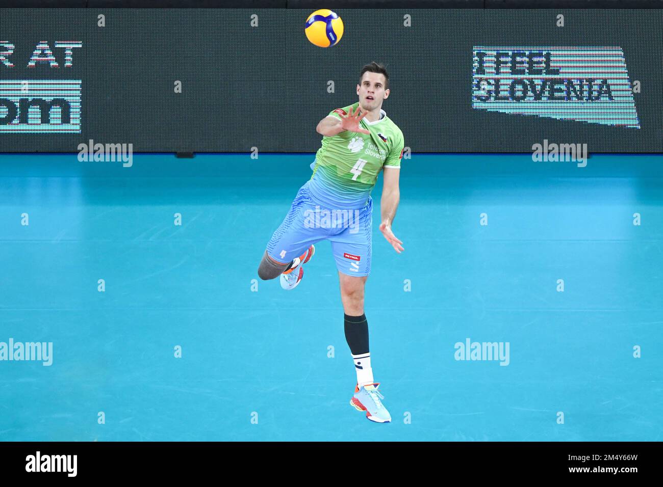 Jan Kozamernik (Slowenien). Volleyball-Weltmeisterschaft 2022. Viertelfinale Stockfoto