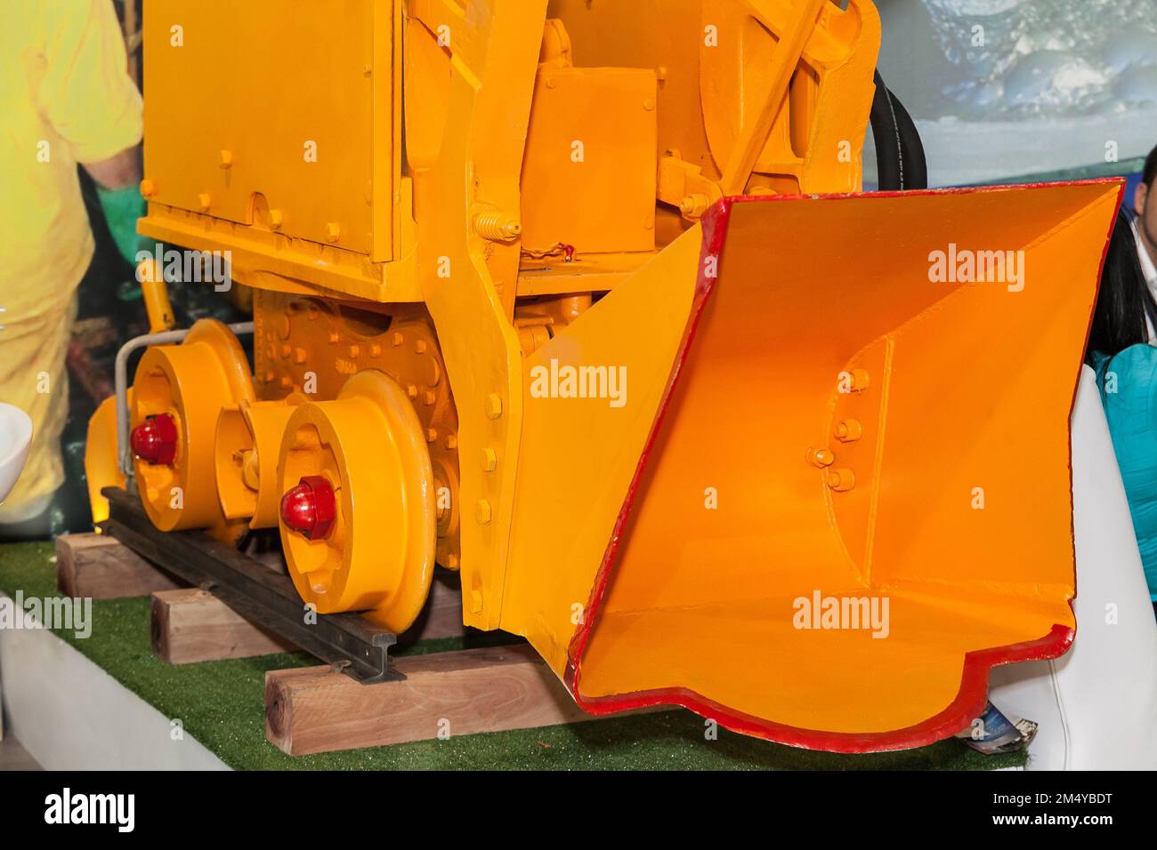 Maschine Zur Gewinnung Von Mineralien Aus Dem Bergwerk. Stockfoto