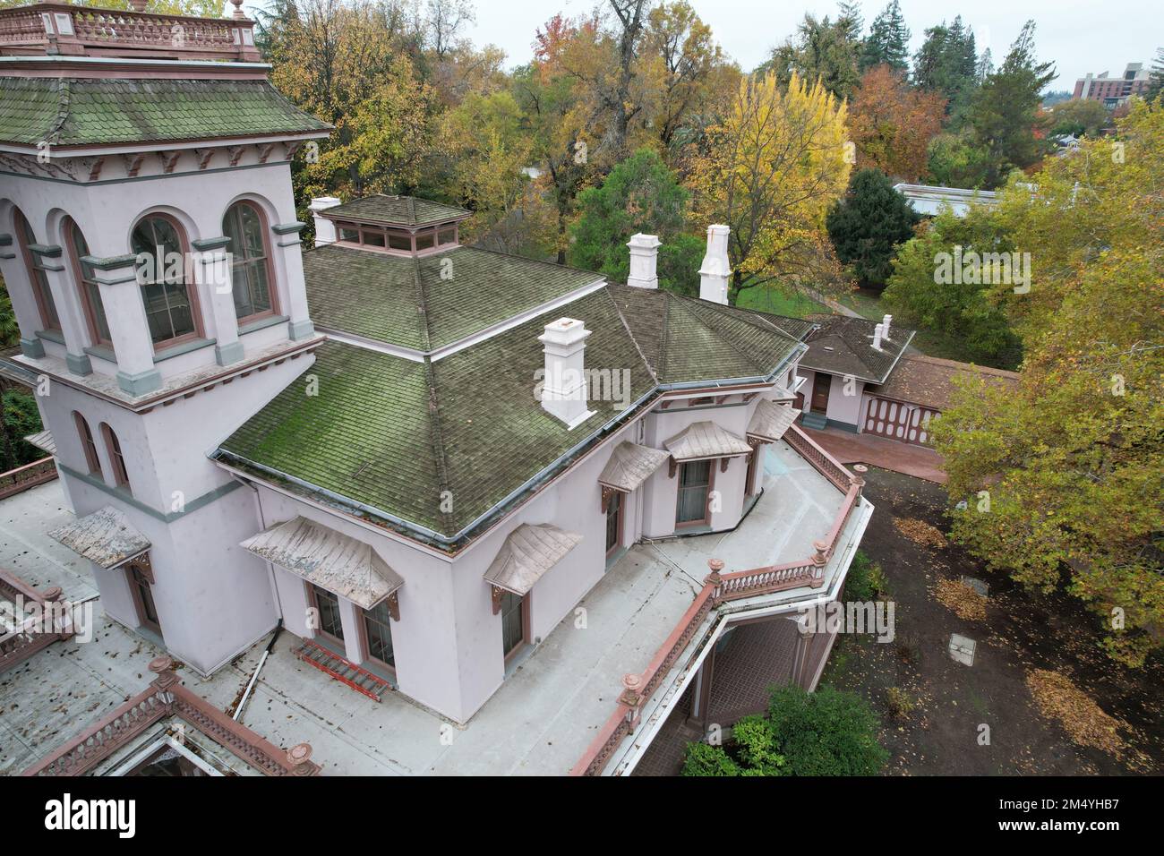 10-10-2021; Chico california; Bidwell Mansion Chico California Stockfoto