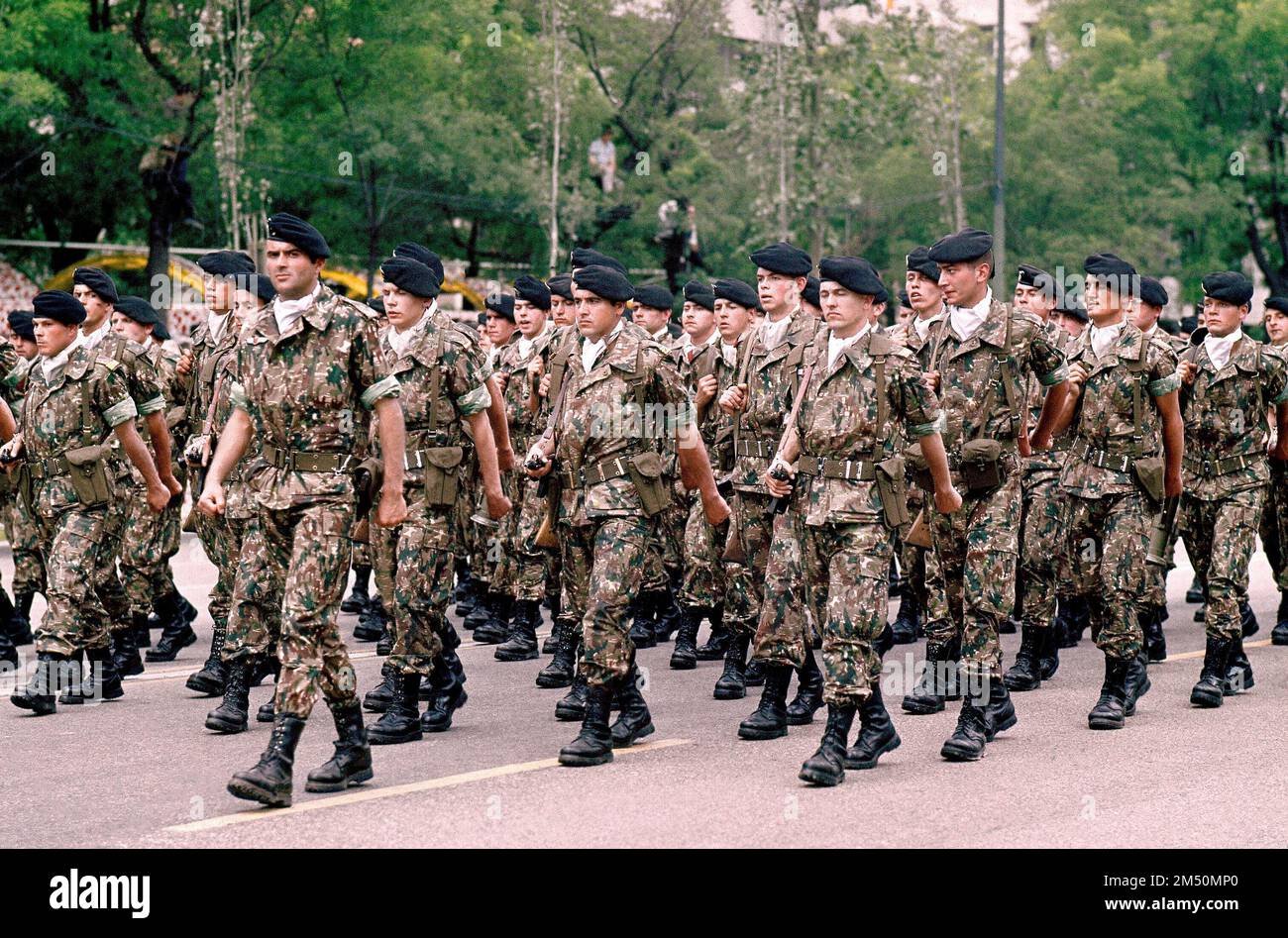 CUERPO DE OPERACIONES ESPECIALES C.O.E S. - FOTO AÑOS 60. Ort: DESFILE MILITAR. MADRID. SPANIEN. Stockfoto