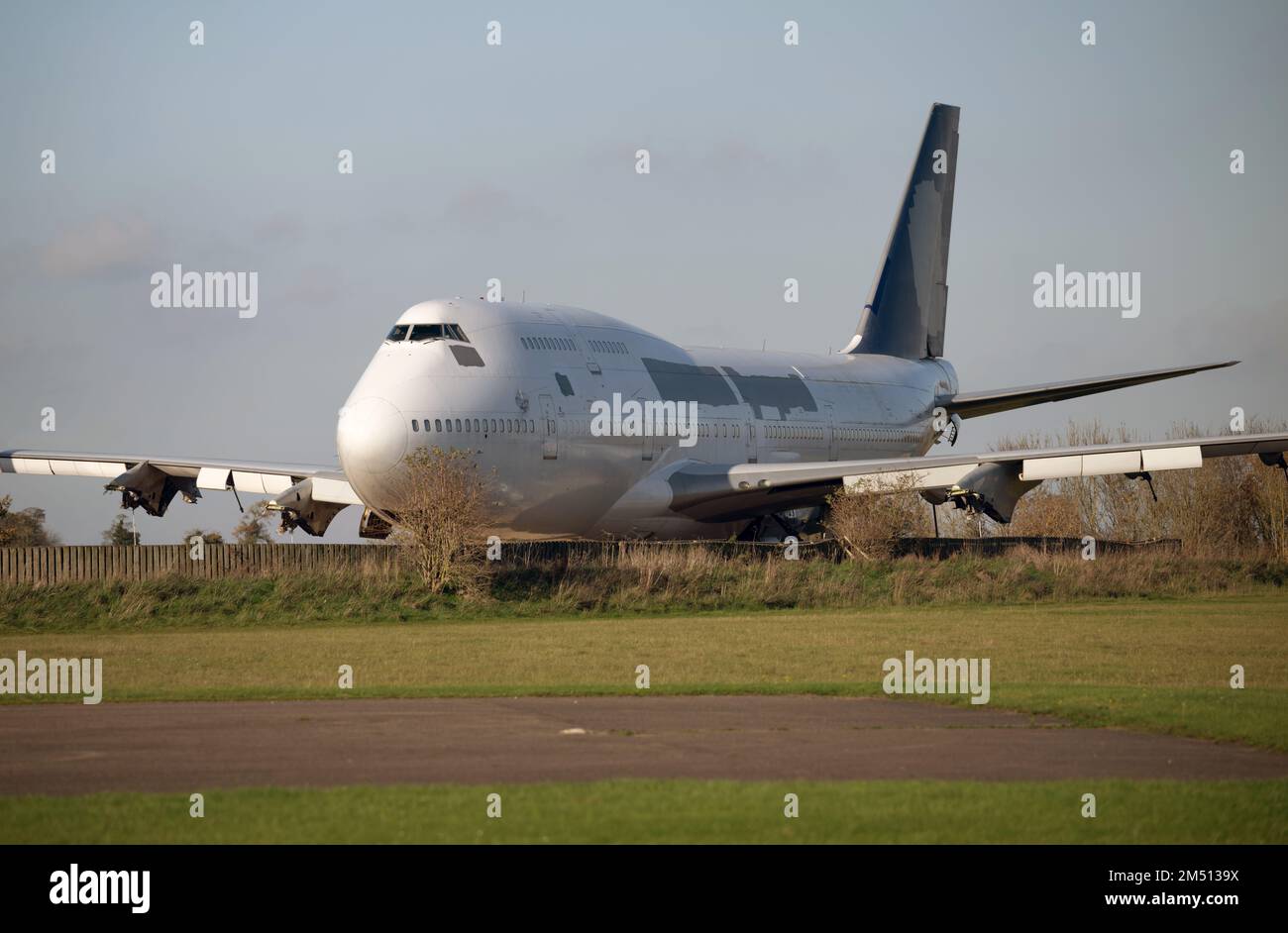 Außer Betrieb, Air Atlanta Icelandic 747 TF-AAH am Flughafen Cotswold Stockfoto
