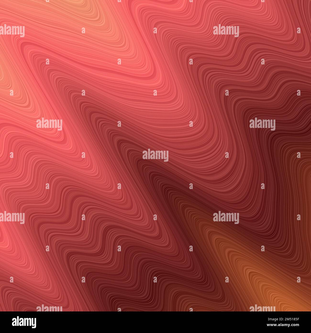 Abstraktes Wellenbanner. Authentischer Hintergrund in rötlichen Farben. Kann als Deckblatt, Flyer, Banner, Hintergrund verwendet werden. EPS10-Vektor. Stock Vektor