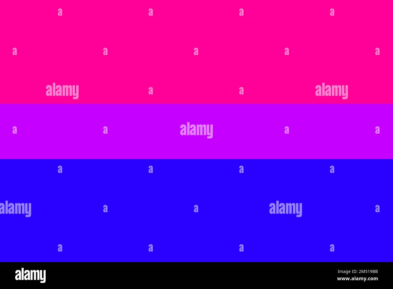 Bisexuelle Stolz-Flagge, grafische Illustration Stock Vektor