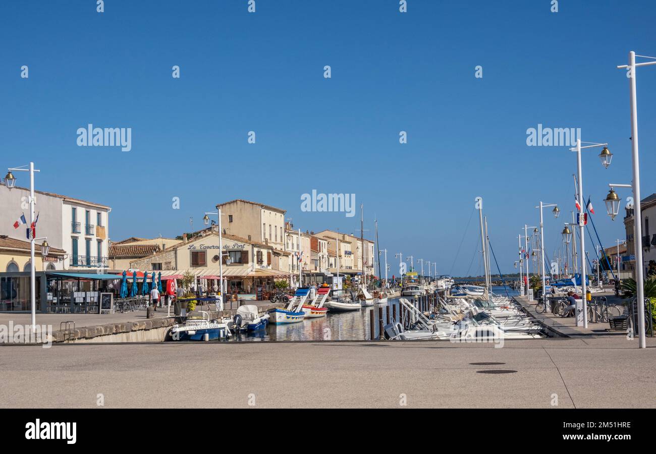 Frankreich, Marseillan, Hafen Stockfoto