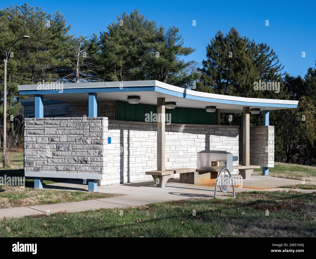 Carondelet Park Komfortstation Stockfoto