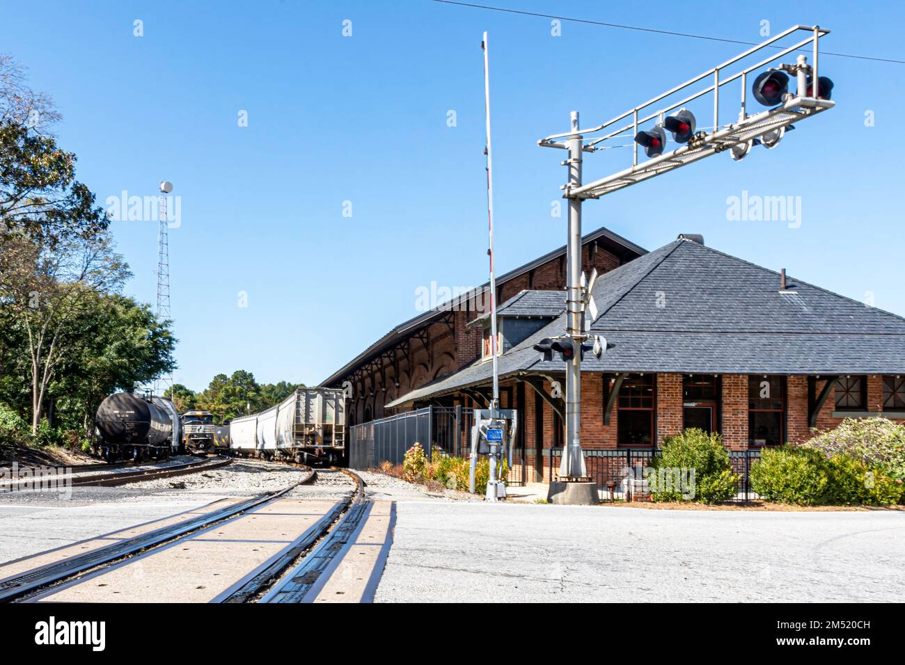 Carrollton, USA Okt. 20, 2022 Das Carrollton Train Depot