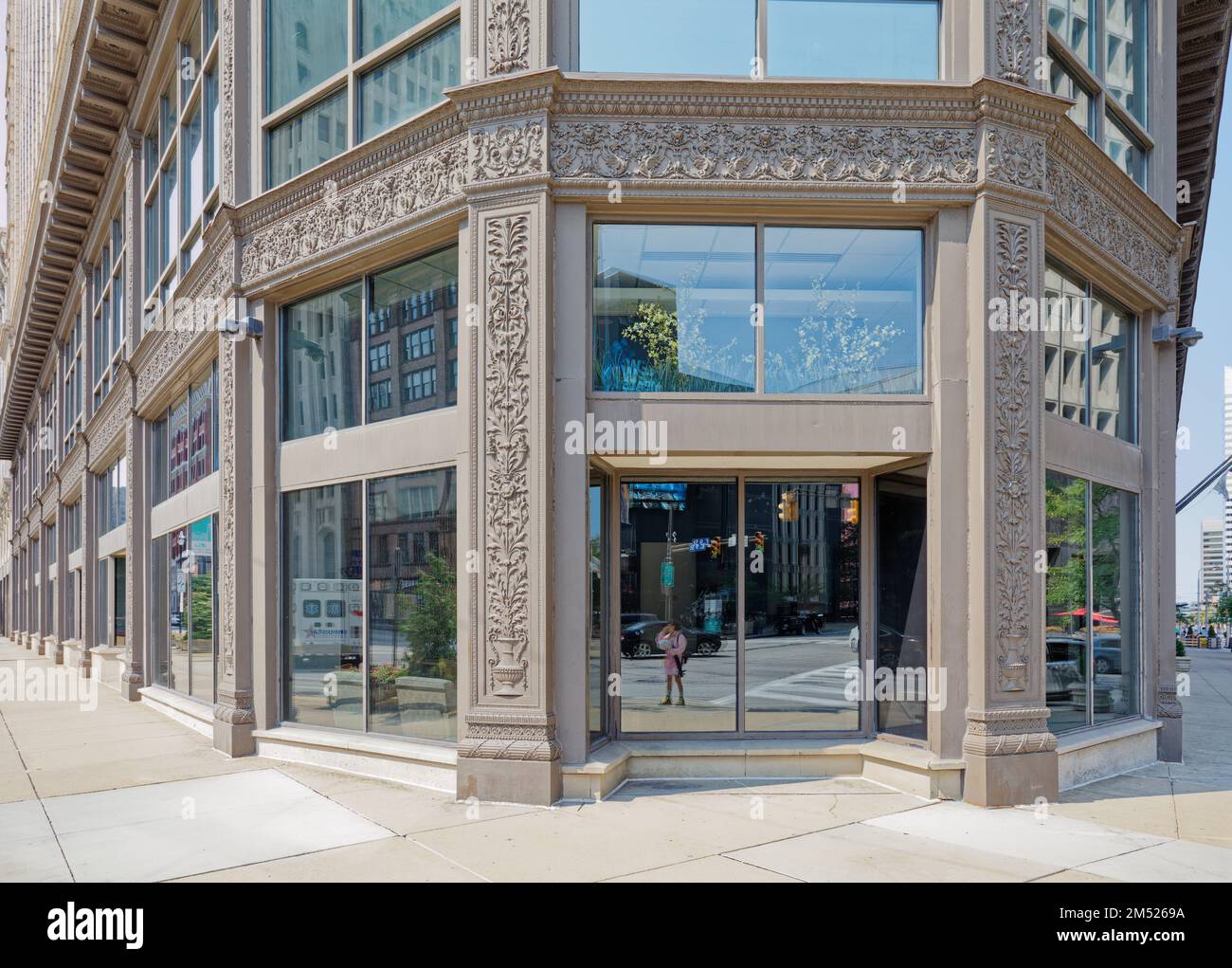 Das 10-stöckige, terracotta verkleidete Rose Building war bei seiner Eröffnung im Jahr 1900 das größte Gebäude in Ohio und verfügte sogar über ein eigenes Elektrowerk. Stockfoto