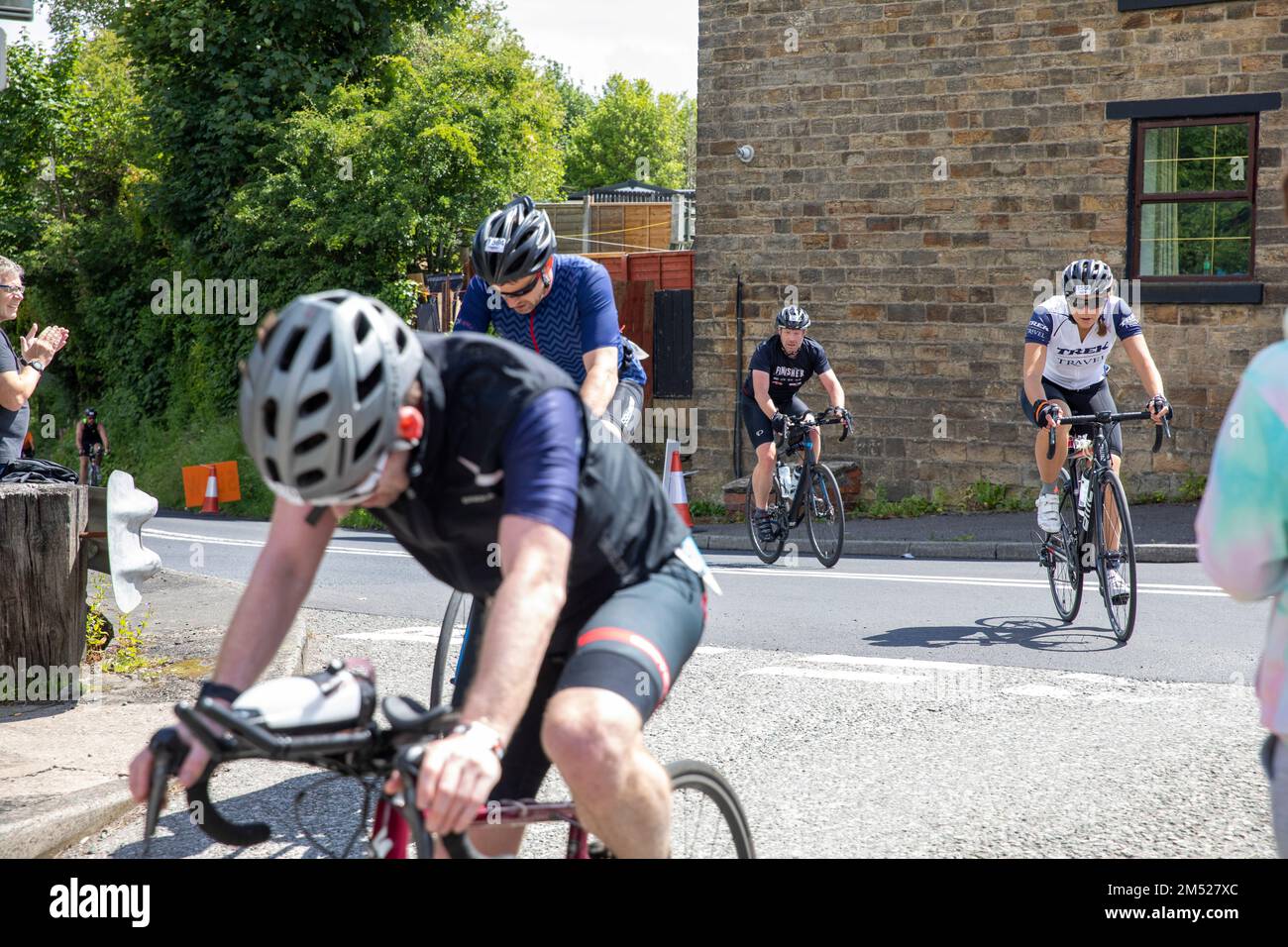 Ironman UK Rennradrennen in Bolton Greater Manchester, England, Großbritannien 2022 Stockfoto