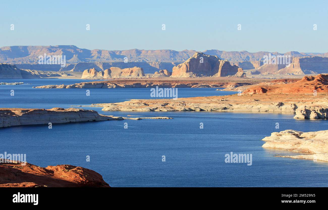 Blue Lake Powell - Arizona Stockfoto