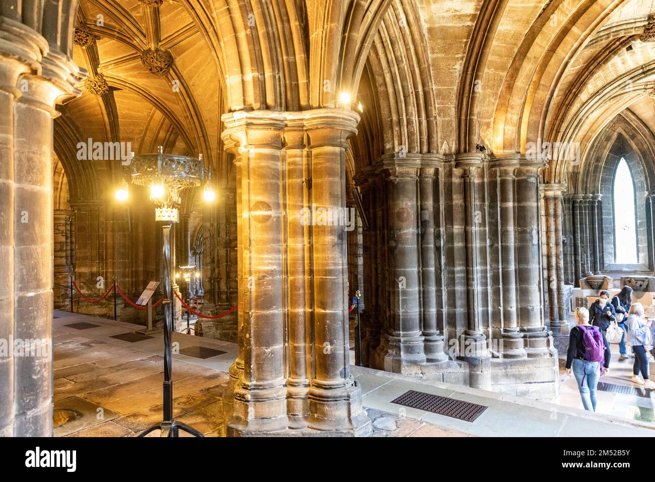 Glasgow Cathedral Pfarrkirche, ältestes Gebäude in Glasgow, Innenbilder, Glasgow, Schottland, Großbritannien Stockfoto