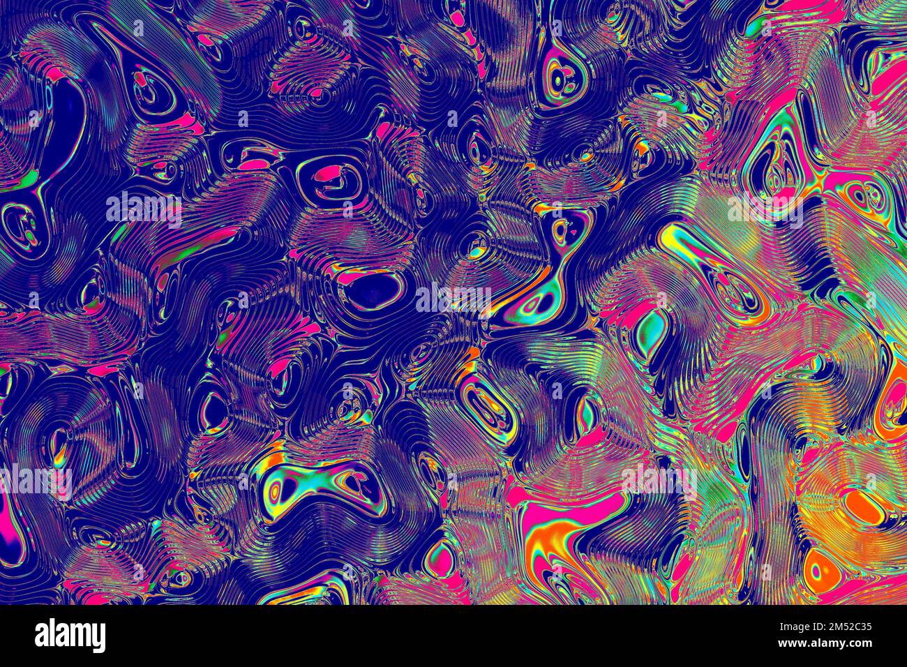 Abstrakte farbenfrohe Metall Hintergrund Muster Stockfoto