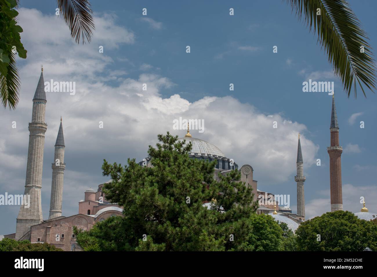 Die Hagia Sophia, das weltberühmte Monument der byzantinischen Architektur Stockfoto