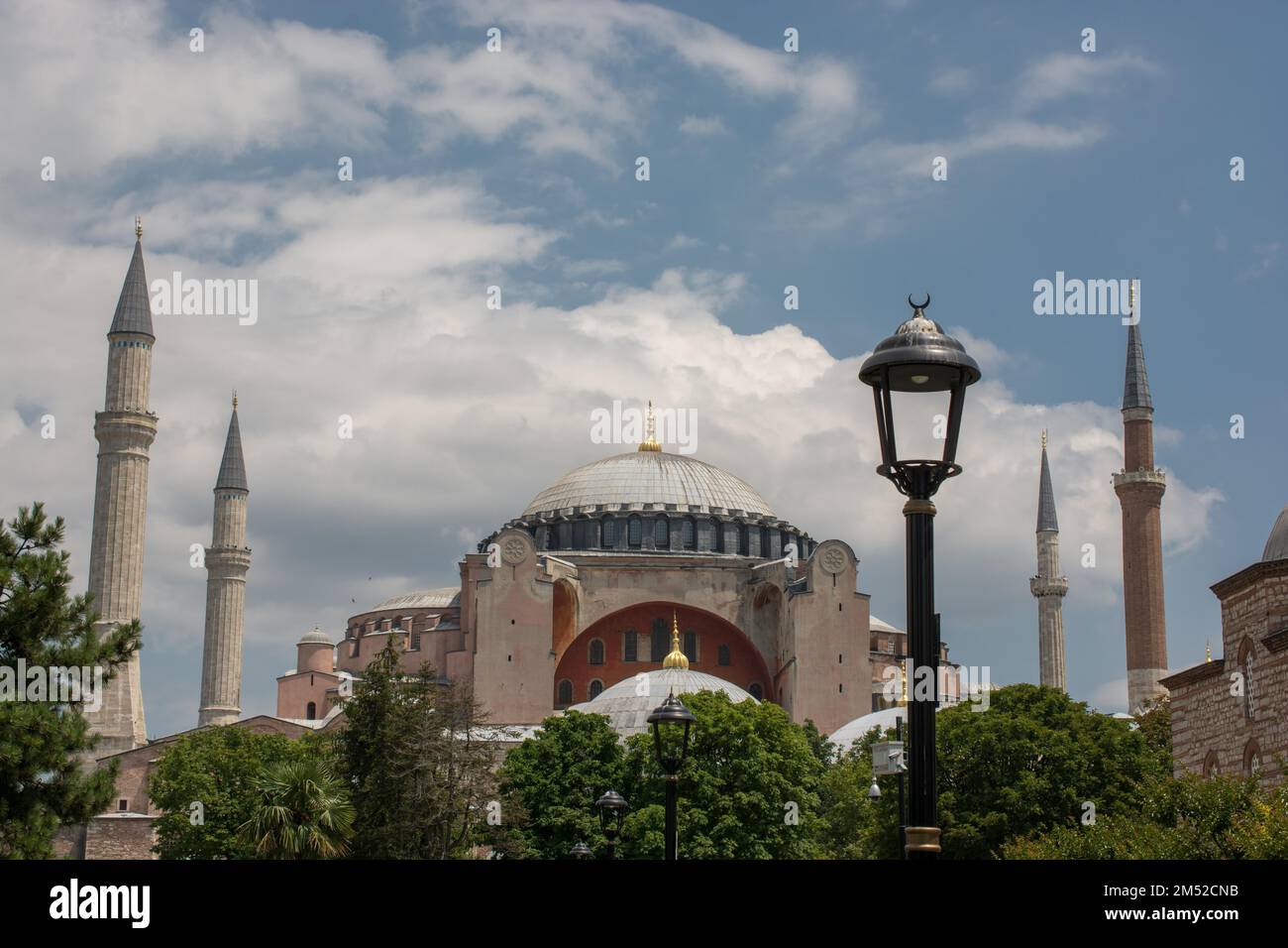 Die Hagia Sophia, das weltberühmte Monument der byzantinischen Architektur Stockfoto