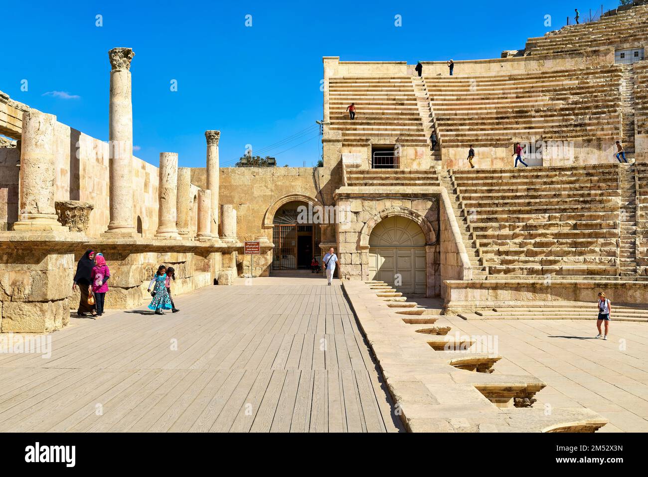Amman Jordan. Das Römische Theater Stockfoto