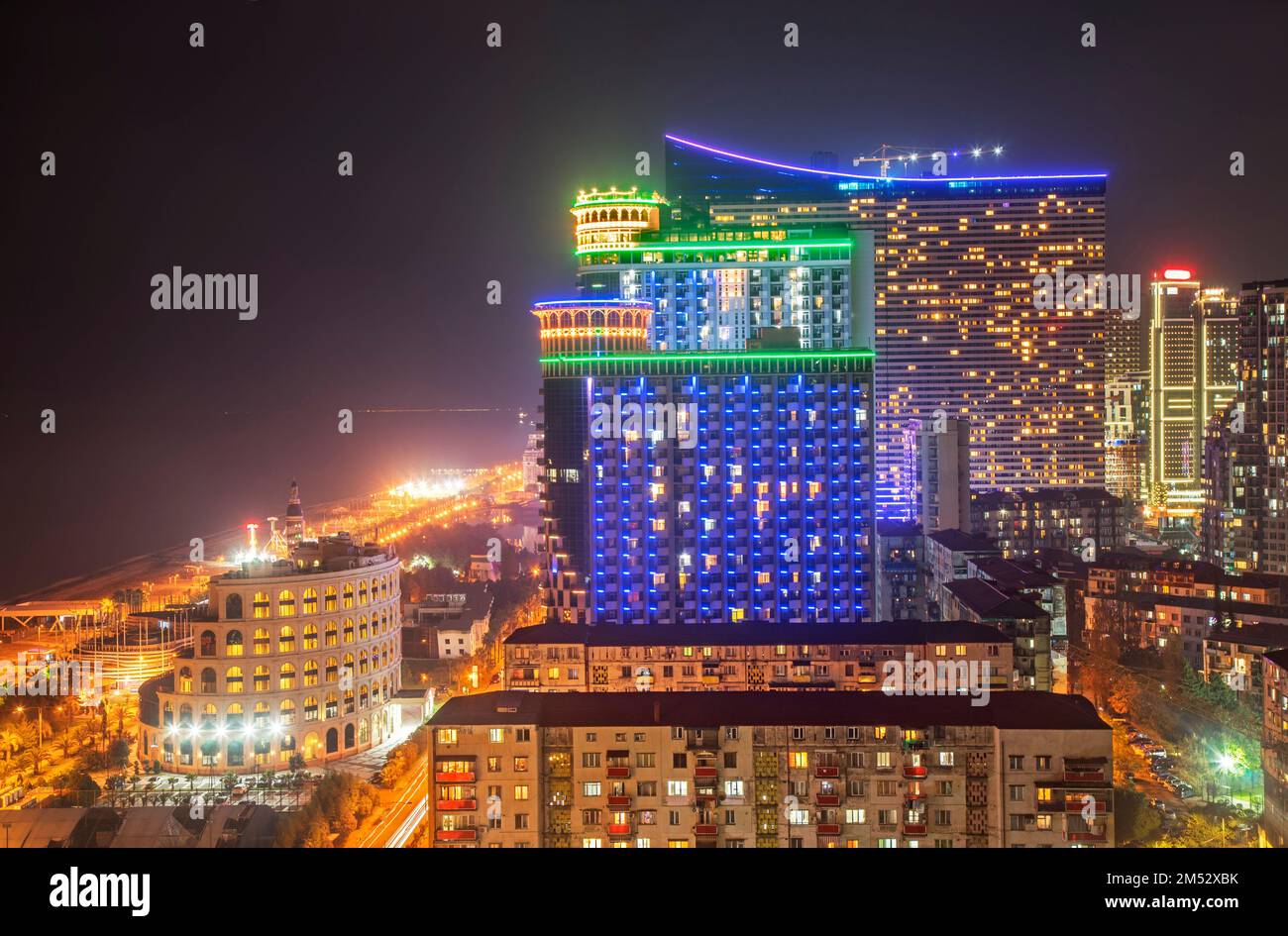 Blick auf Batumi Stadt. Georgien Stockfoto