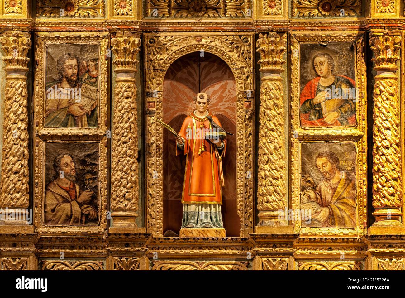 Da Misericordia Kirche, Kapelle der Evangelist, Silves, Algarve, Portugal Stockfoto
