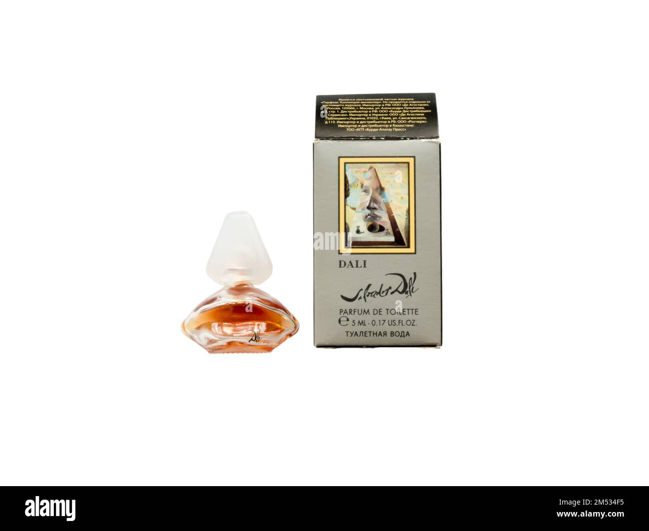 Parfüm De Toilette „Salvador Dali“ von Cofinluxe. Stockfoto