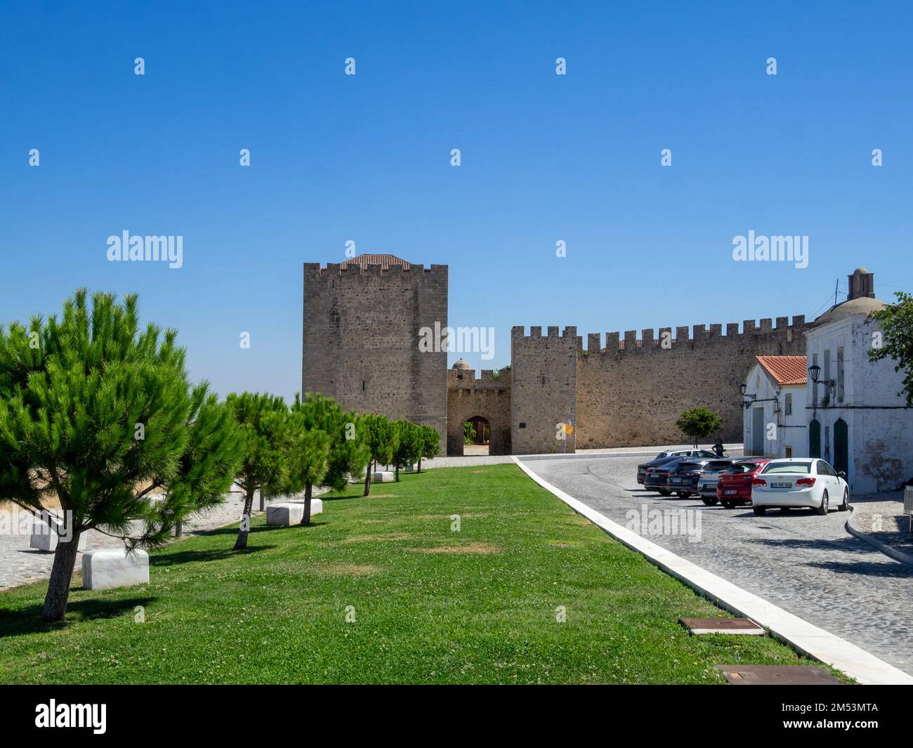 Schloss Elvas Stockfoto
