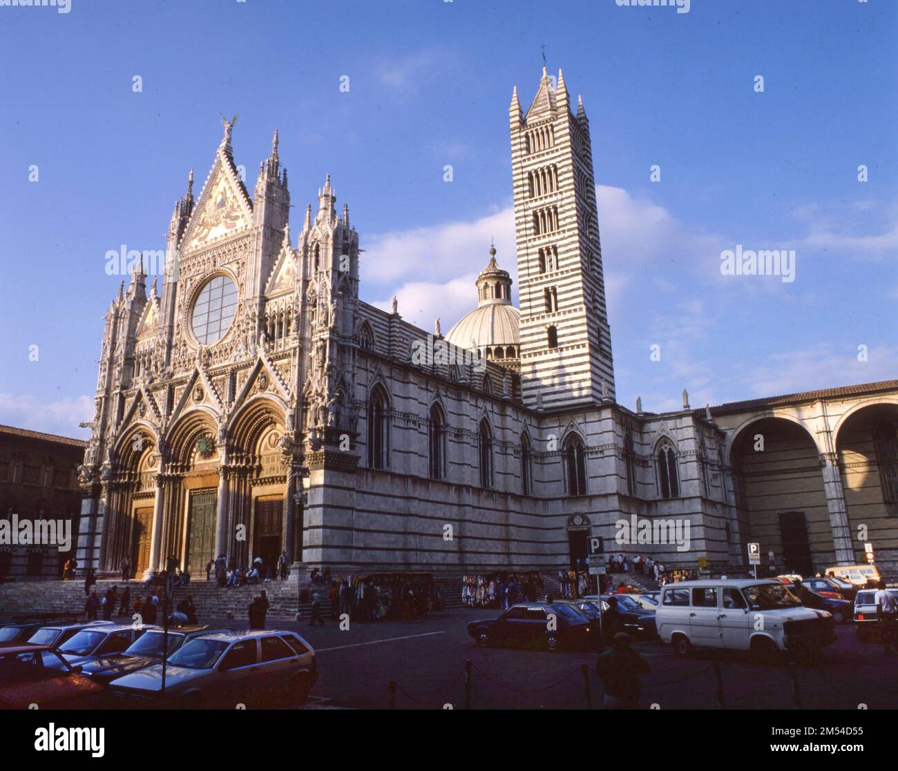 Italien. Toskana Landscgaften ca. 1990 in der Nähe und in Siena Stockfoto