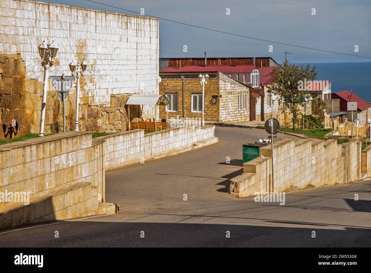 Blick auf Derbent. Republik Dagestan. Russland Stockfoto