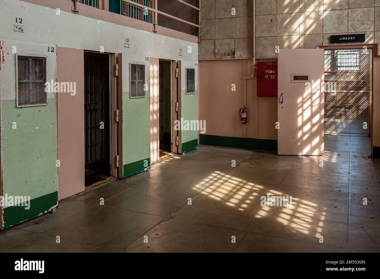Das Innere von Alcatraz, dem berüchtigten Hochsicherheitsgefängnis auf