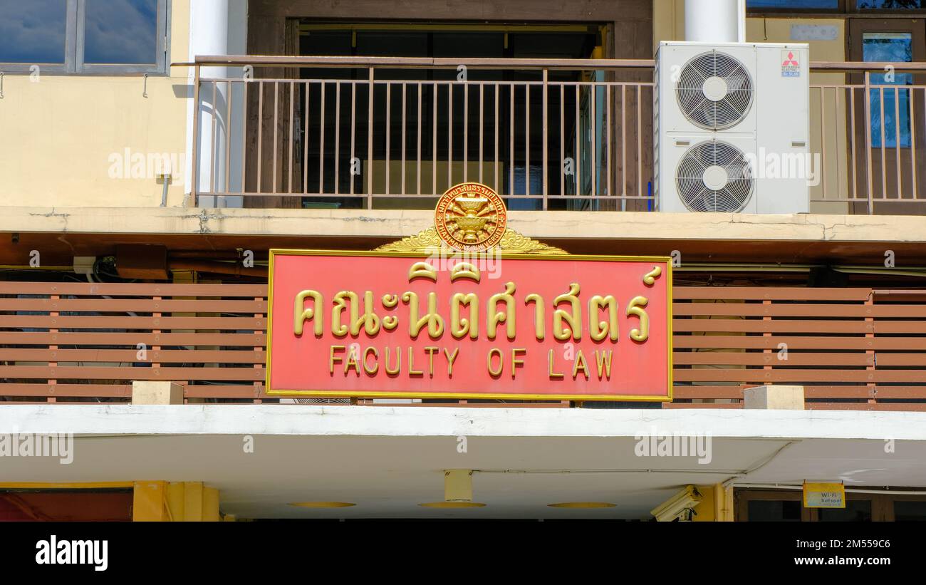Die Thammasart University ist eine der führenden Universitäten in Thailand Stockfoto