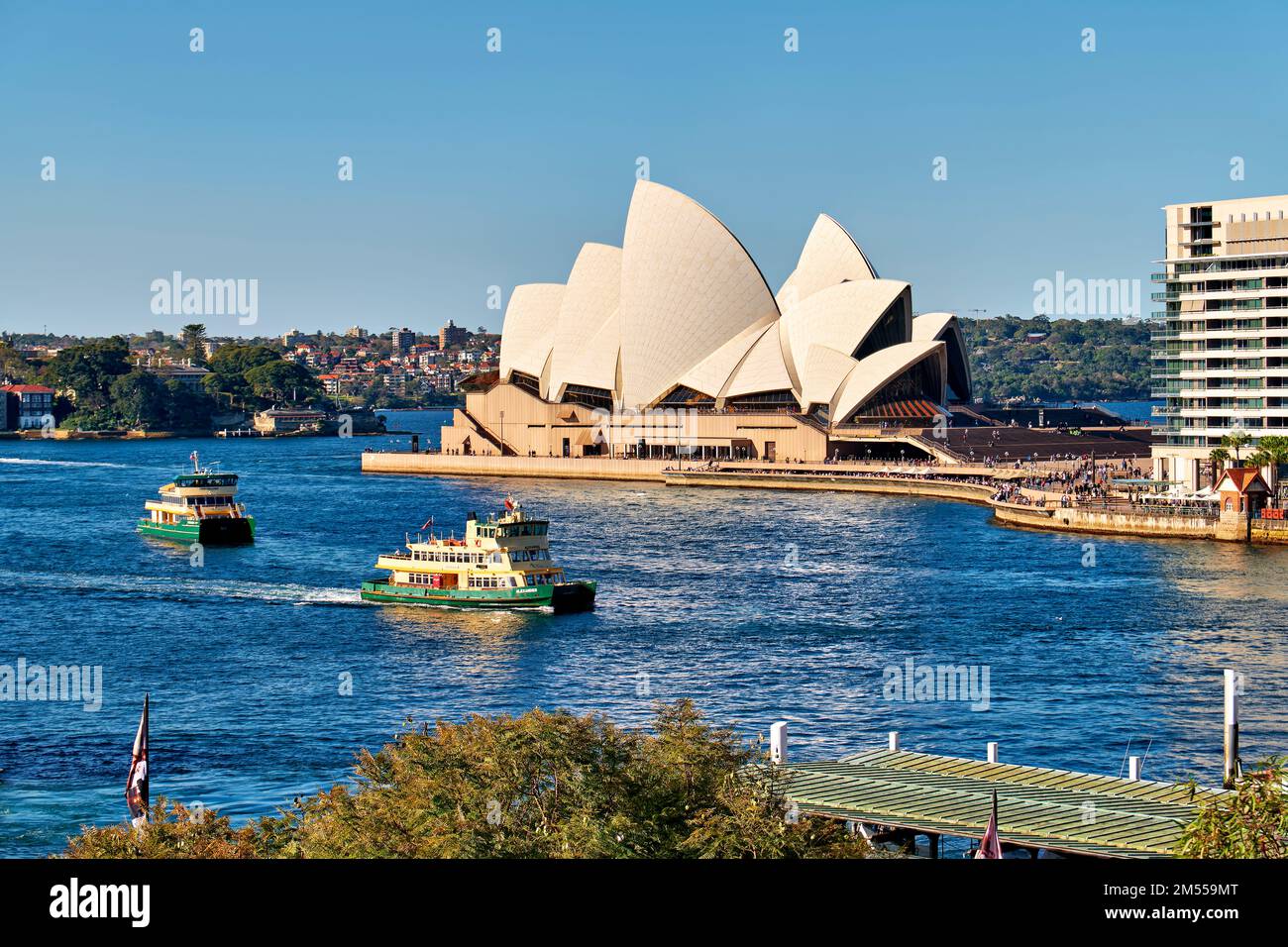 Sydney. New South Wales. Australien. Das Opernhaus Stockfoto