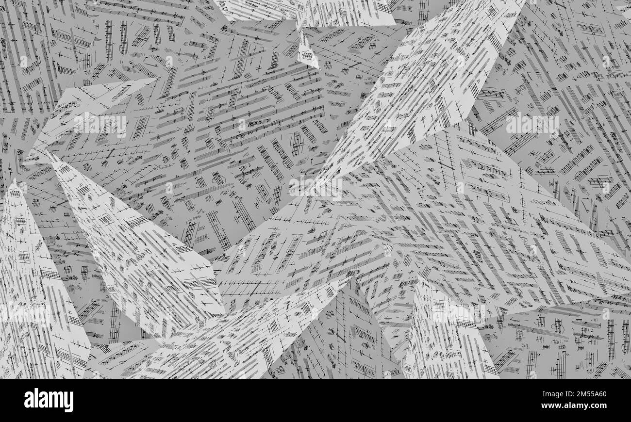 Musiknoten Stockfoto