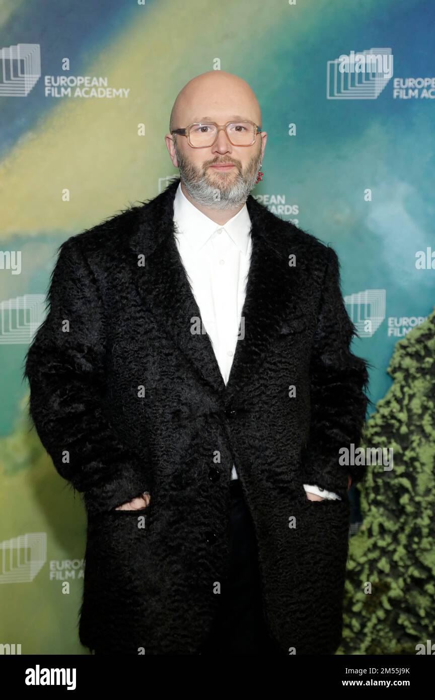 Angelo Tijssens nimmt am 10. Dezember 35. 2022 in Reykjavik, Island, an den European Film Awards 2022 in der Harpa Conference and Concert Hall Teil. Stockfoto