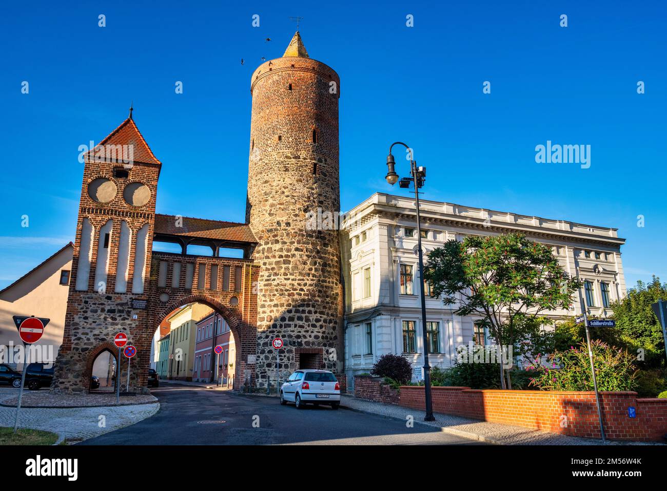 Zinna Gate, Jüterbog, Brandenburg, Deutschland Stockfoto