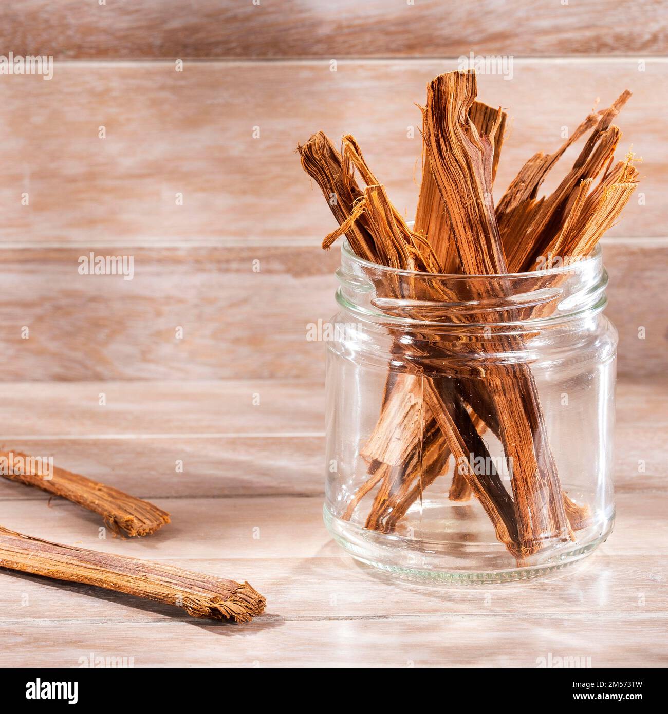 Katzenkralle mit entzündungshemmenden Eigenschaften - Uncaria tomentosa Stockfoto