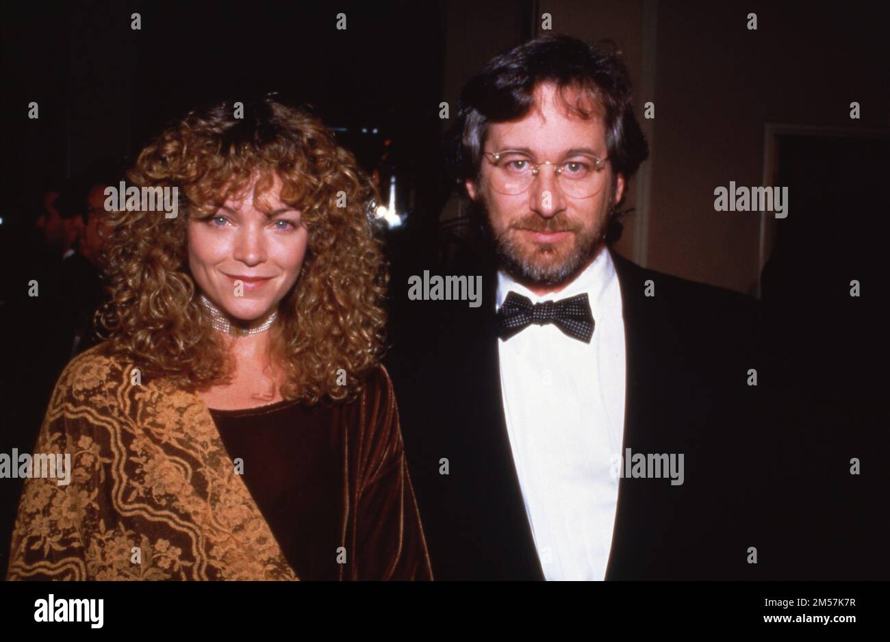 Steven Spielberg und Amy Irving bei den 44. Annual Golden Globe Awards 31. Januar 1987 Kredit: Ralph Dominguez/MediaPunch Stockfoto