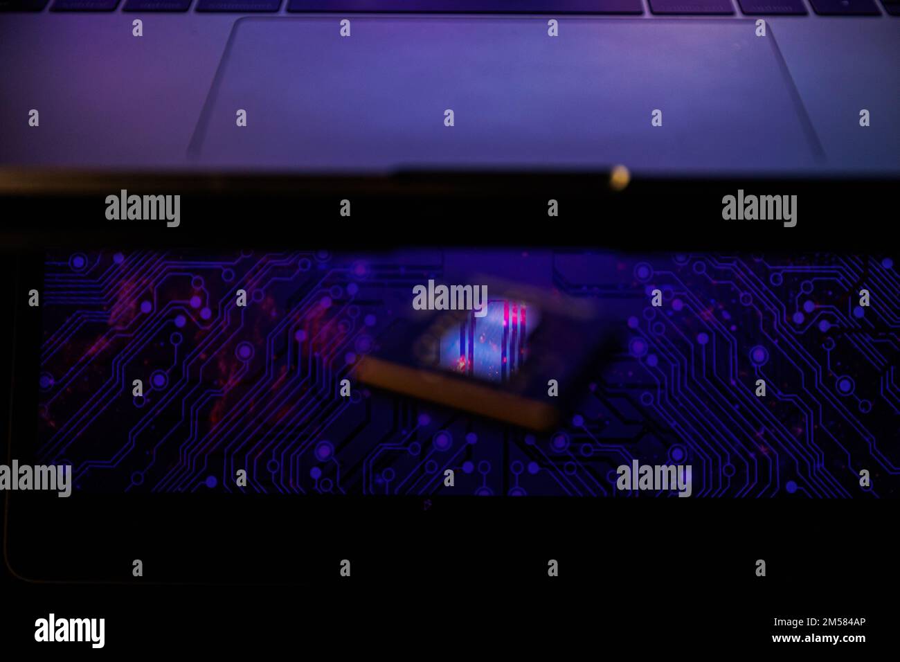 KI-Konzeptbild. Künstliche Intelligenz Stockfoto