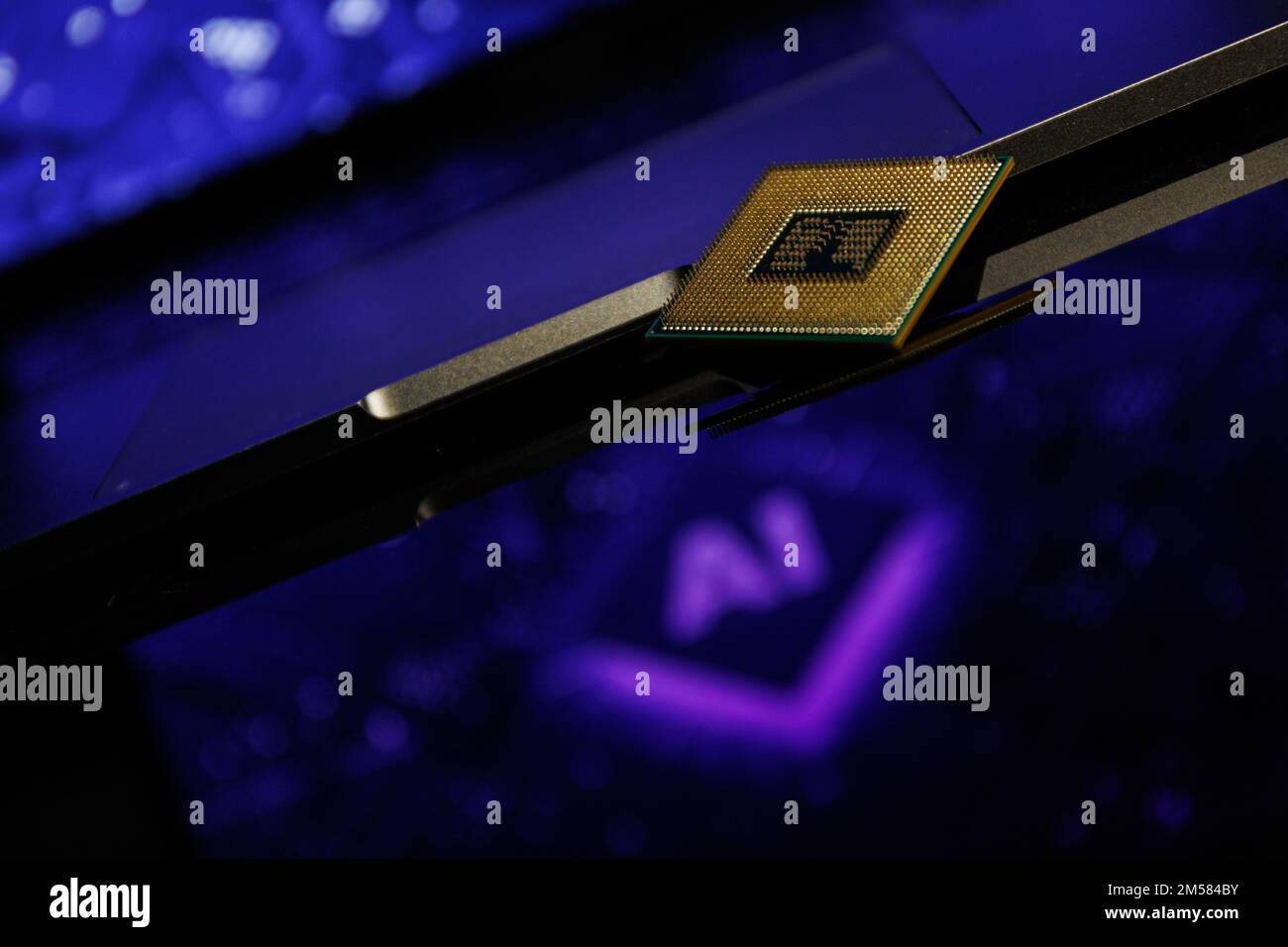 KI-Konzeptbild. Künstliche Intelligenz Stockfoto